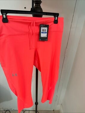 Under Armour Neon Coral Active Capris